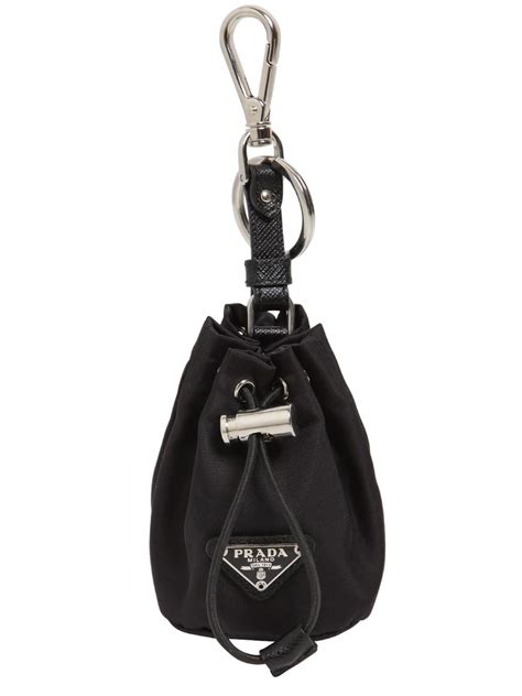 prada cahier key holder|prada nylon keychains.